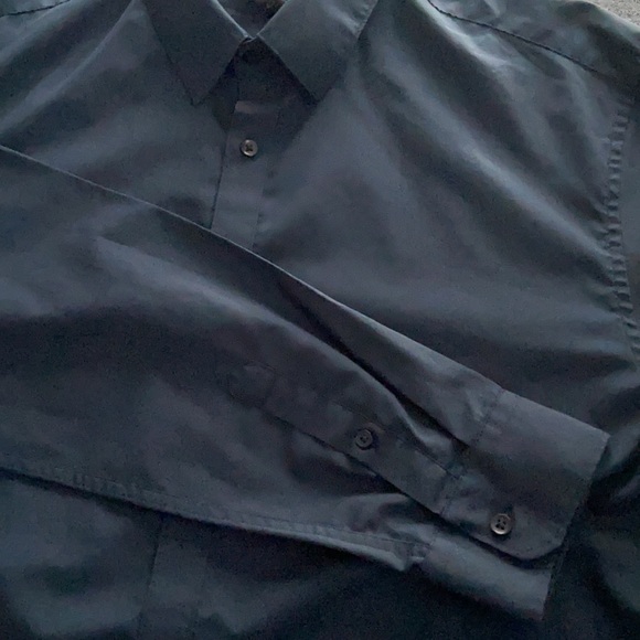 H&M Men’s Dress Shirt Slim Fit Large - Picture 3 of 8